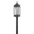 Hinkley Lighting Amina 1 Light 28.75" Tall Heritage Post Light Distressed Zinc