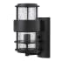 Hinkley Lighting 1 Light 12" Height Outdoor Ambient Wall Sconce from the Saturn Collection Satin Black
