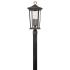 Hinkley Lighting Bromley 3 Light 22.75" Tall Post Light with LED Bulbs Included Oil Rubbed Bronze