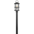 Hinkley Lighting Lakehouse 120v 19" Tall Open Air Single Head Post Light Ceiling Fixture Black