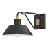 Hinkley Lighting Brewster 8" Tall Wall Sconce Black / Heritage Brass