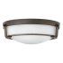 Hinkley Lighting Hathaway 3 Light 16" Wide Flush Mount Bowl Ceiling Fixture Olde Bronze / White
