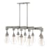Hinkley Lighting 10 Light 49" Wide LED Linear Chandelier from the Denton Collection Pewter