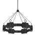 Hinkley Lighting Raffi 30" Wide Ring Chandelier Carbon Black