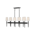 Hinkley Lighting 10 Light 48" Wide Linear Chandelier Black