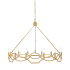 Hinkley Lighting Leona 12 Light 45" Wide Taper Candle Style Chandelier Distressed Brass