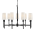 Hinkley Lighting Fenwick 9 Light 42" Wide Chandelier Black