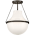 Hinkley Lighting Collins 15" Wide Semi-Flush Urn Ceiling Fixture / Converts to Pendant Black Oxide