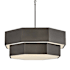 Hinkley Lighting Facet 12 Light 38" Wide Waterfall Chandelier Black Oxide