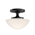 Hinkley Lighting Knox 12" Wide Semi-Flush Bowl Ceiling Fixture Black