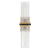 Hinkley Lighting Kipton 2 Light 22" Tall Wall Sconce Heritage Brass / Black