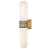 Hinkley Lighting Cotes 2 Light 5" Wide Lisa McDennon Bath Bar with Etched Opal Glass Shades Lacquered Brass