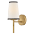 Hinkley Lighting Sonia 14" Tall Wall Sconce Lacquered Brass / Off-White