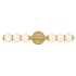 Hinkley Lighting Trigo 2 Light 31" Wide LED Vanity Light with Etched Opal Glass Shades Lacquered Brass