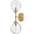 Hinkley Lighting Helene 2 Light 20" Tall Bathroom Sconce Lacquered Brass