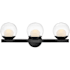 Hinkley Lighting Sunni 3 Light 24" Wide LED Vanity Light Black