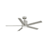 Hinkley Lighting Vail 52" 5 Blade Indoor/Outdoor Smart LED Ceiling Fan Brushed Nickel