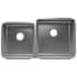 Home Refinements by Julien Classic 35-1/2" x 19-1/2" Undermount Double Basin Stainless Steel Kitchen Sink Stainless Steel