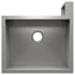 Home Refinements by Julien Social Corner 25-1/2" Undermount Single Basin Stainless Steel Kitchen Sink with Right Corner Apron Stainless Steel