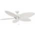 Honeywell Ceiling Fans Palm Island 52" 5 Blade Indoor / Outdoor Ceiling Fan White
