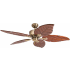 Honeywell Ceiling Fans Willow View 52" 5 Blade Indoor Ceiling Fan Aged Brass