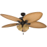 Honeywell Ceiling Fans Palm Valley 52" 5 Blade 4 Light Indoor / Outdoor LED Ceiling Fan Espresso