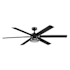 Honeywell Ceiling Fans Kaliza 60" 6 Blade Indoor / Outdoor LED Ceiling Fan Black