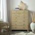 Hooker Furniture Surfrider 46" Wide Coastal Casual 6 Drawer Bedroom Chest Tower Dresser Driftwood