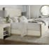 Hooker Furniture Cascade Casual Luxury 83" W California King Sleigh Bed with Burlap Accent Wrap Pebble Beach Burlap