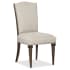 Hooker Furniture Roslyn County 20" Wide Farmhouse Style Side Dining Chair from the American Life Collection Beige / Dark Walnut
