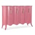 Hooker Furniture Sisterhood 55" Wide Primavera Buffet with Adjustable Shelf Pink