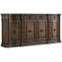 Hooker Furniture Rhapsody 96" Wide Hardwood Rustic Credenza Cabinet Rustic Walnut