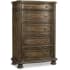 Hooker Furniture Rhapsody 43" Wide 5 Drawer Rustic Hardwood Dresser / Chest of Drawers Rustic Walnut