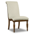 Hooker Furniture Archivist 22" Wide Fabric Dining Chair with Nailhead Trim Bronze / Dark Wood