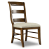 Hooker Furniture Archivist 21" Wide Pecky Pecan Veneer Dining Chair Bronze / Dark Wood