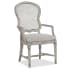 Hooker Furniture Boheme 25" Wide Arm Metal Back Dining Chair Mercantile White