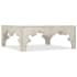 Hooker Furniture Flanders 40" Wide Square Cocktail Coffee Table White Linen