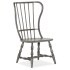 Hooker Furniture Ciao Bella 25" Wide Hardwood Dining Chair Distressed Speckled Gray