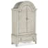 Hooker Furniture Ciao Bella 44-1/2" Wide Romantic European Farmhouse Wardrobe Armoire Distressed Cream