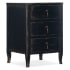 Hooker Furniture Ciao Bella 20" Wide Vintage Telephone Style End Table Distressed Black
