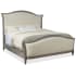 Hooker Furniture Ciao Bella California King Upholstered Bed with Nailhead Trim Tuscan Cream / Speckled Gray