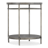 Hooker Furniture Modern 22" Round Open Concept Minimalist End Side Table Golden Natural