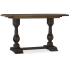 Hooker Furniture Balcones 60-1/2" Long Cedar and Walnut Dining Table with Two Leaves from the Hill Country Collection Saddle Brown / Anthracite