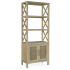 Hooker Furniture Surfrider 34" Wide Casual Coastal Luxury Entertainment Etagere Shelving Hutch Driftwood