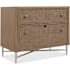 Hooker Furniture Sonnet 38" Wide 2 Drawer White Oak Storage Furniture with Locking File Drawer White Oak / Woven Split Cane / Satin