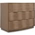 Hooker Furniture Sonnet 36" Wide 3 Drawer Oak Storage Furniture with Wave Motif Fronts White Oak