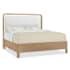Hooker Furniture Banyon Bay California King Leather, Veneer, and White Oak Bed Frame Desert Oak / Sunbleached