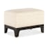 Hooker Furniture Archives 27" Wide Standard Ottoman Black / Curate Wheat