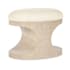Hooker Furniture Westwood 24" Wide Polyester Bench Polished Limestone / Tillson Cloud