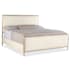 Hooker Furniture Westwood California King Fabric, Metal, and Wood Bed Frame Plated Radiance / Trendy Snow